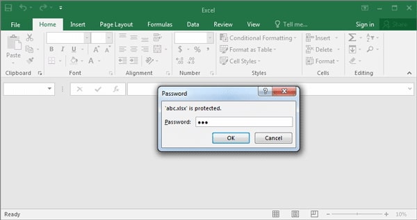 Cómo desbloquear Excel protegido con contraseña conocida